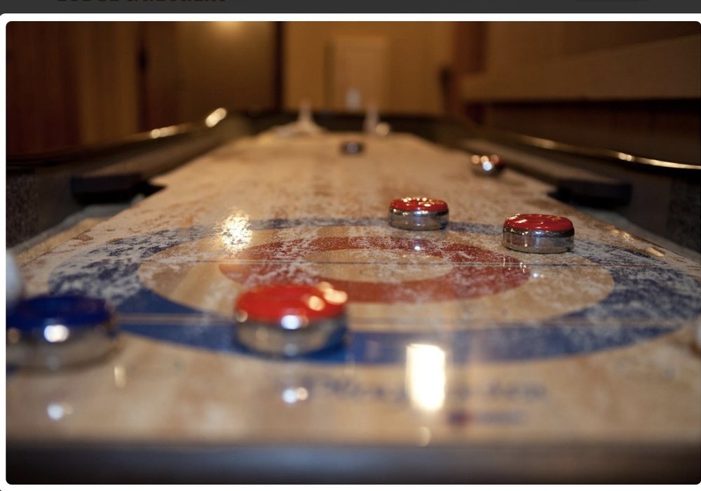 Shuffleboard at Post Oak Lodge