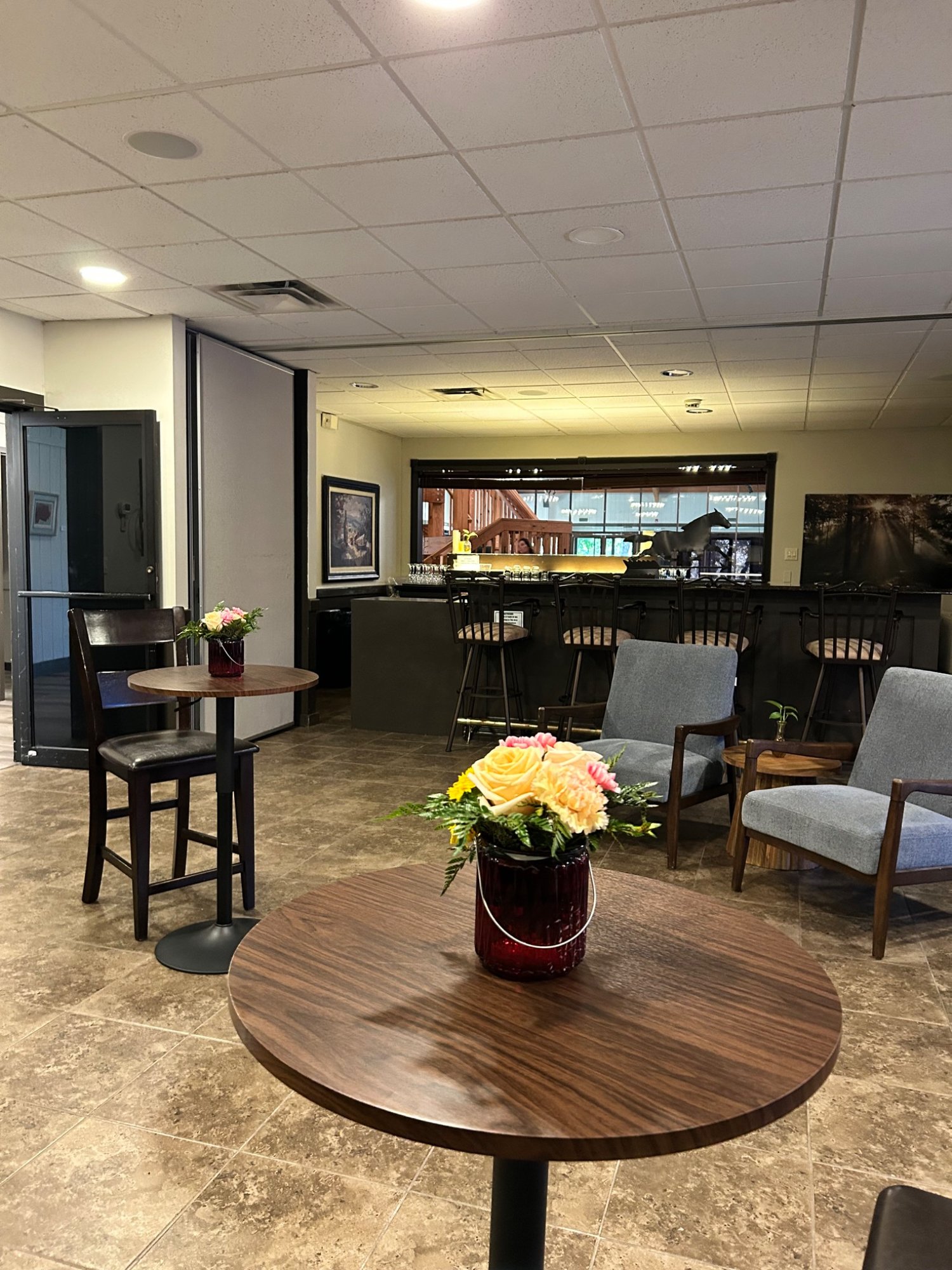 A retreat space at POSTOAK Lodge and Retreat