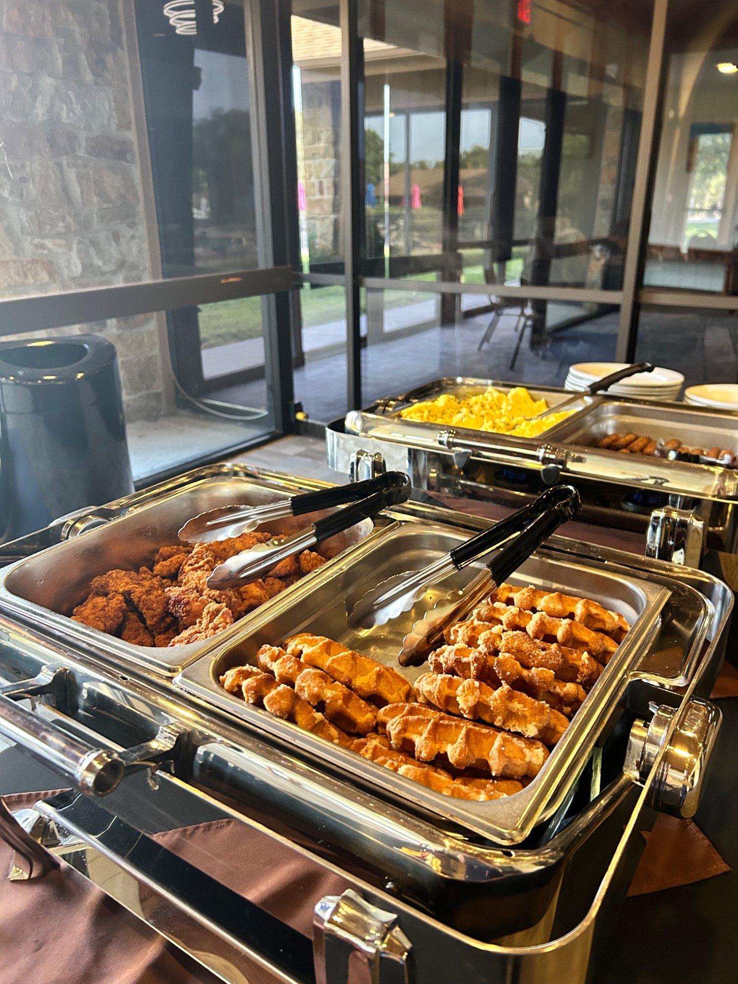 Catered meal service at Finding Center Retreats