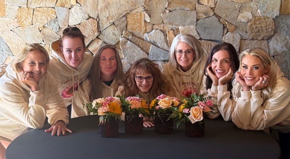 Women gathered together in community at the Finding Center Retreat